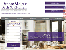 Tablet Screenshot of homeremodelingbeaverton.com